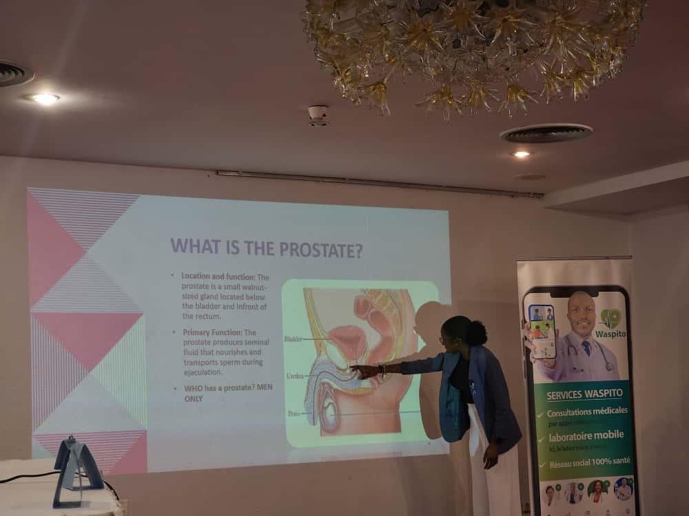 Dr. Ajui at prostate health talk